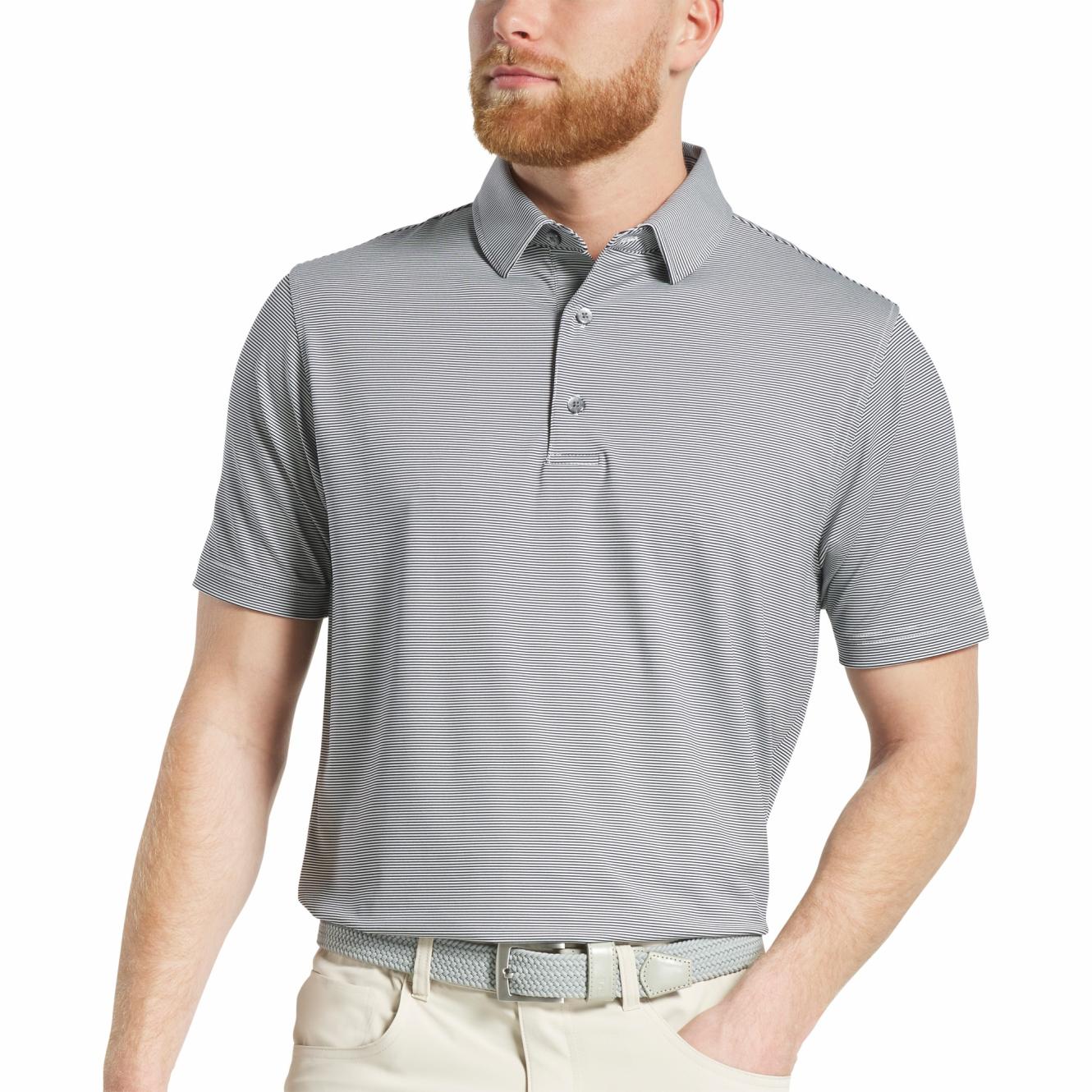 FootJoy Shirts | Men MicroFeeder Stripe Lisle