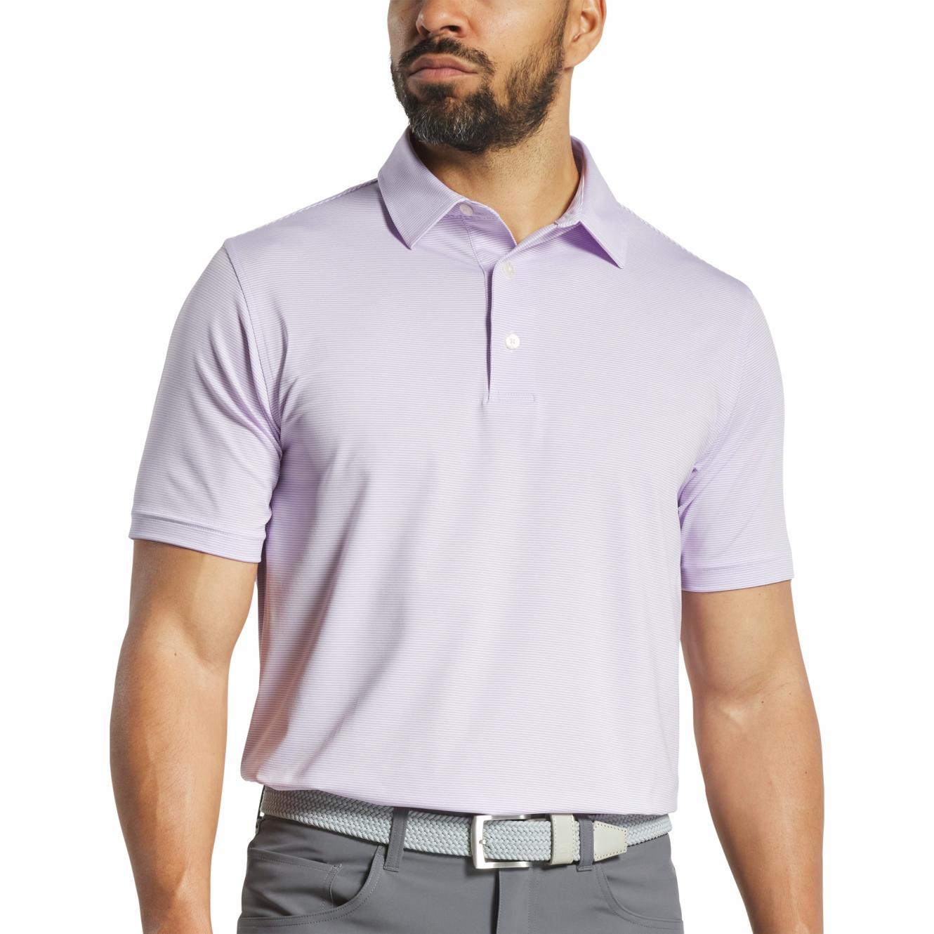 FootJoy Shirts | Men MicroFeeder Stripe Lisle