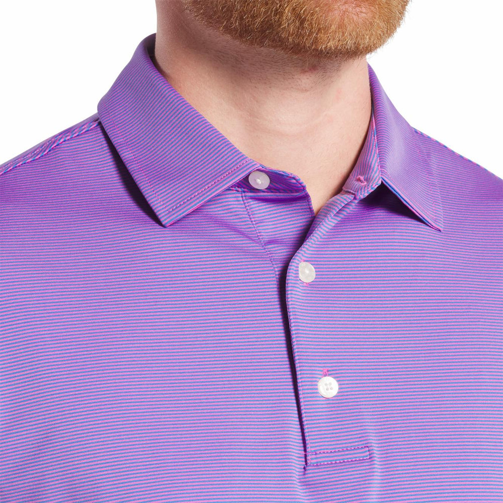 FootJoy Shirts | Men MicroFeeder Stripe Lisle
