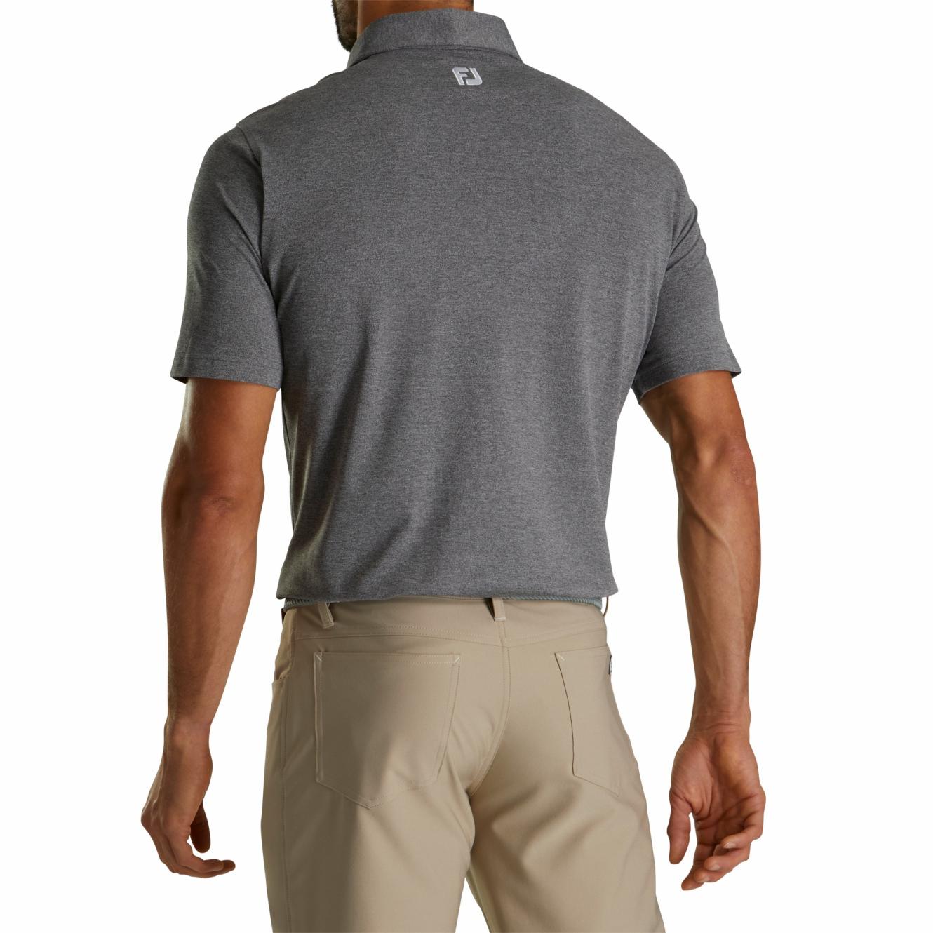 FootJoy Shirts | Men Performance Stretch Pique Solid Self Collar