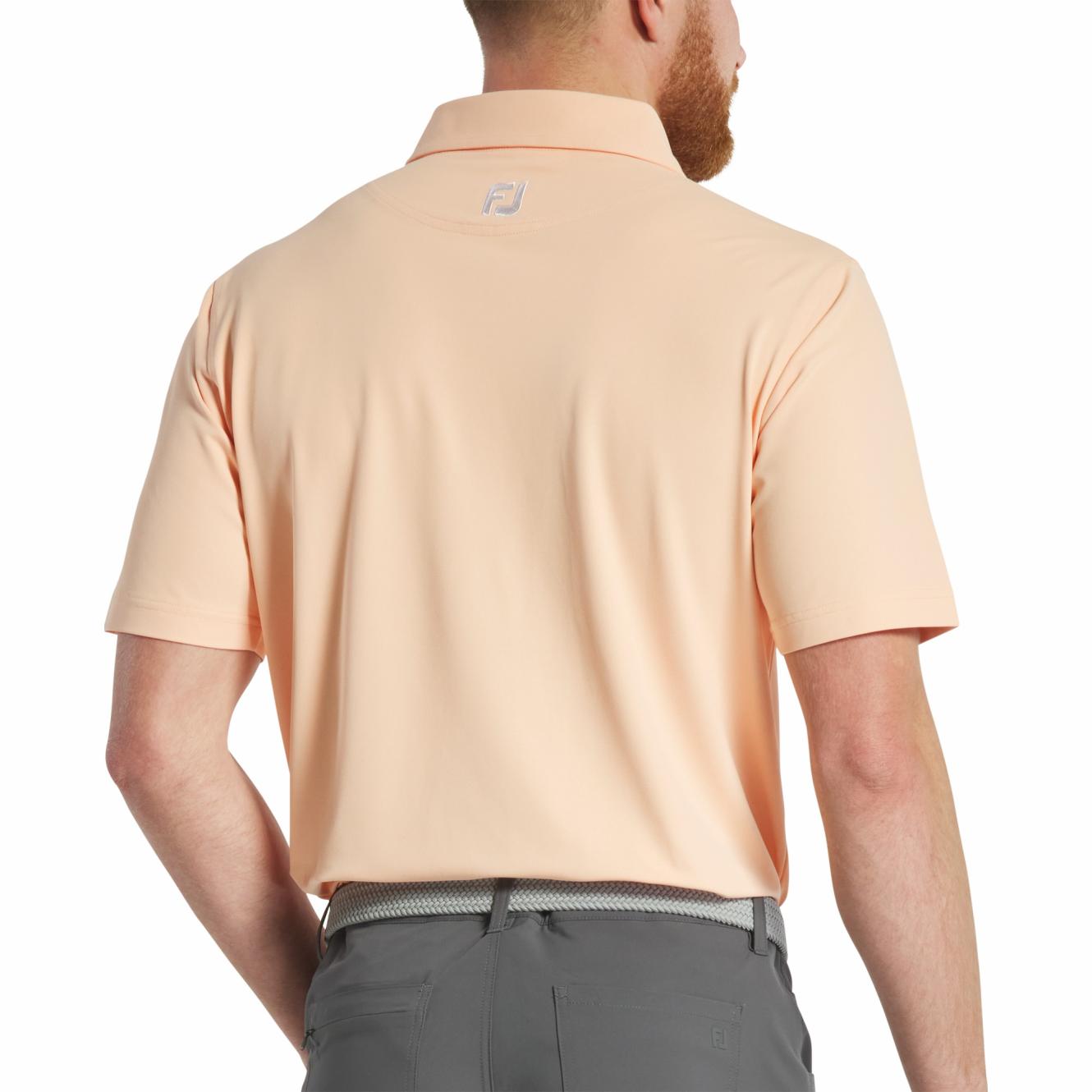 FootJoy Shirts | Men Solid Pique Floral Trim