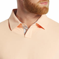 FootJoy Shirts | Men Solid Pique Floral Trim