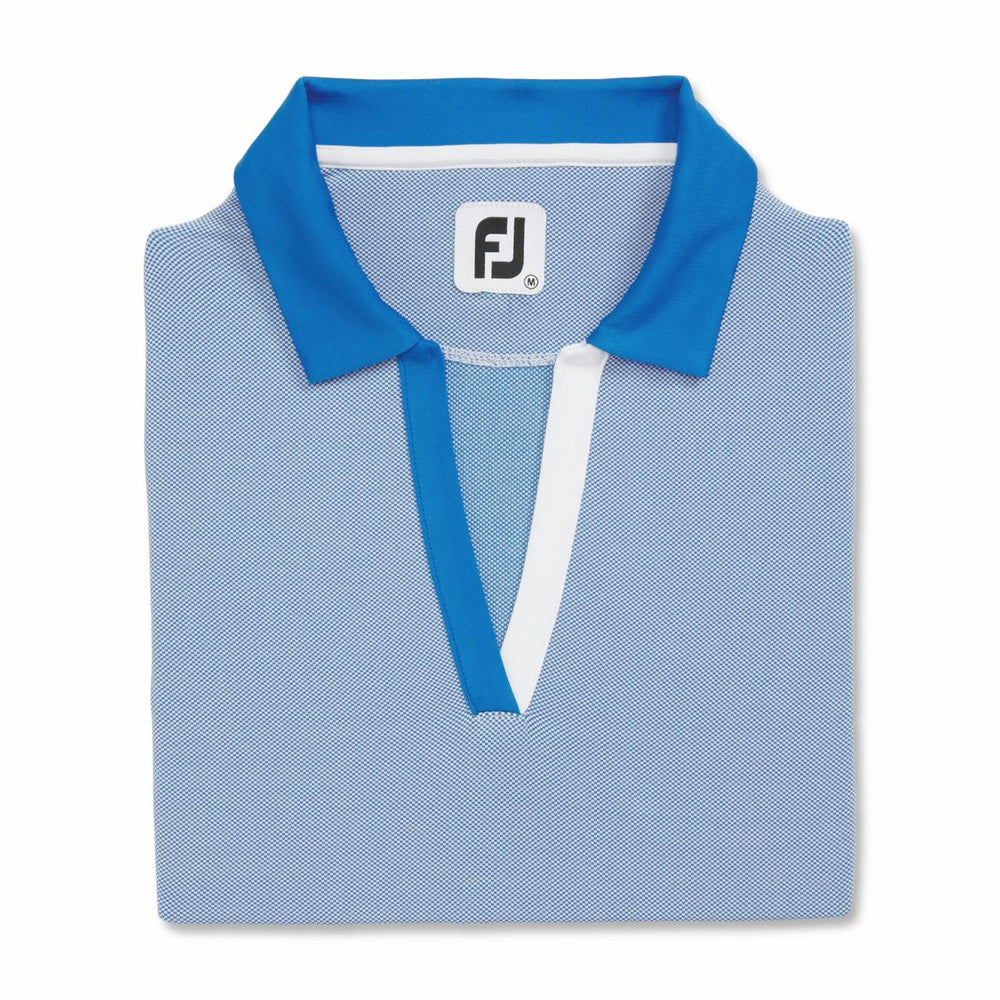 FootJoy Shirts | Women Birdseye Open Placket Short Sleeve Women