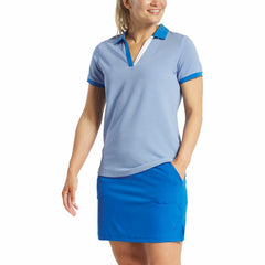 FootJoy Shirts | Women Birdseye Open Placket Short Sleeve Women