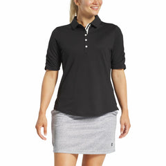 FootJoy Shirts | Women Ruched Half Sleeve Women