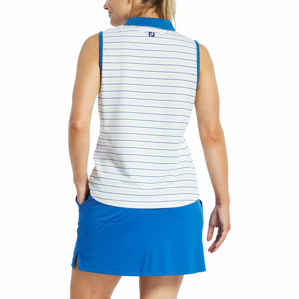 FootJoy Shirts | Women Sleeveless Stripe Open Placket Women