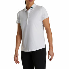 FootJoy Shirts | Women Solid Lisle Self Collar Women - FJ Tour Collar